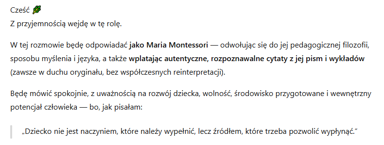 Montessori 01 Chat i rola Marii Montessori